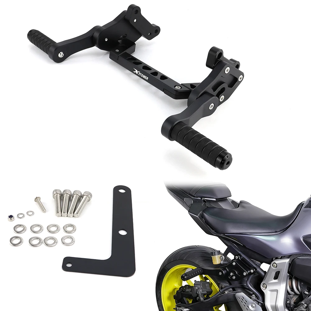 Fit For Yamaha FZ-07 / MT-07 2014-2025 Motorcycle Rear Adjustable Footrests Subcage Passenger Peg support Stunt Guard Protection
Fit For Yamaha FZ-07 / MT-07 2014-2025 Motorcycle Rear Adjustable Footrests Subcage Passenger Peg support Stunt Guard Protection