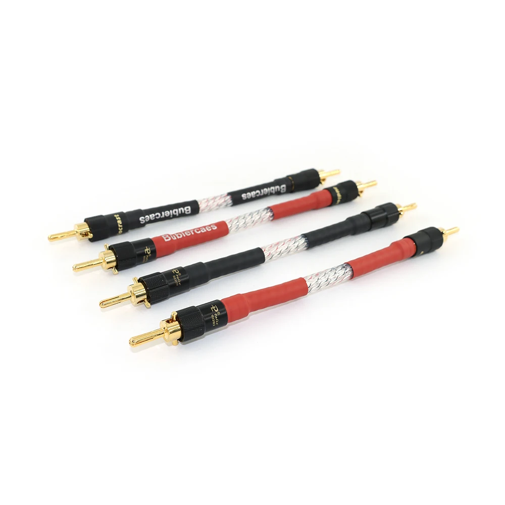 Speaker Jumper Link 7N Sliver Plated Speaker Jumper Cable BiWire for Speakers 4x 20cm With Rhodium Plated Banana plug
Speaker Jumper Link 7N Sliver Plated Speaker Jumper Cable BiWire for Speakers 4x 20cm With Rhodium Plated Banana plug