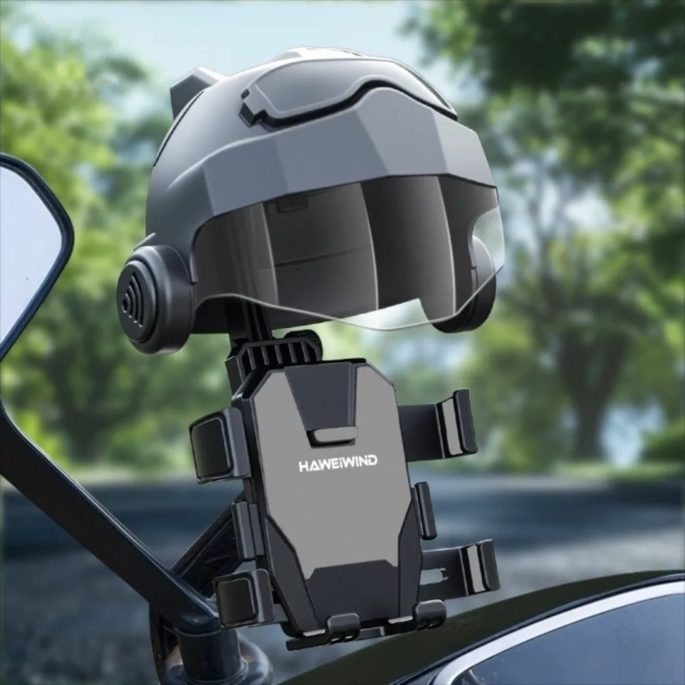 Handlebar Mount Motorcycle Phone Holder Rainproof Secure Clip Helmet Design Phone Mount Sunshade 360 Rotating
Handlebar Mount Motorcycle Phone Holder Rainproof Secure Clip Helmet Design Phone Mount Sunshade 360 Rotating