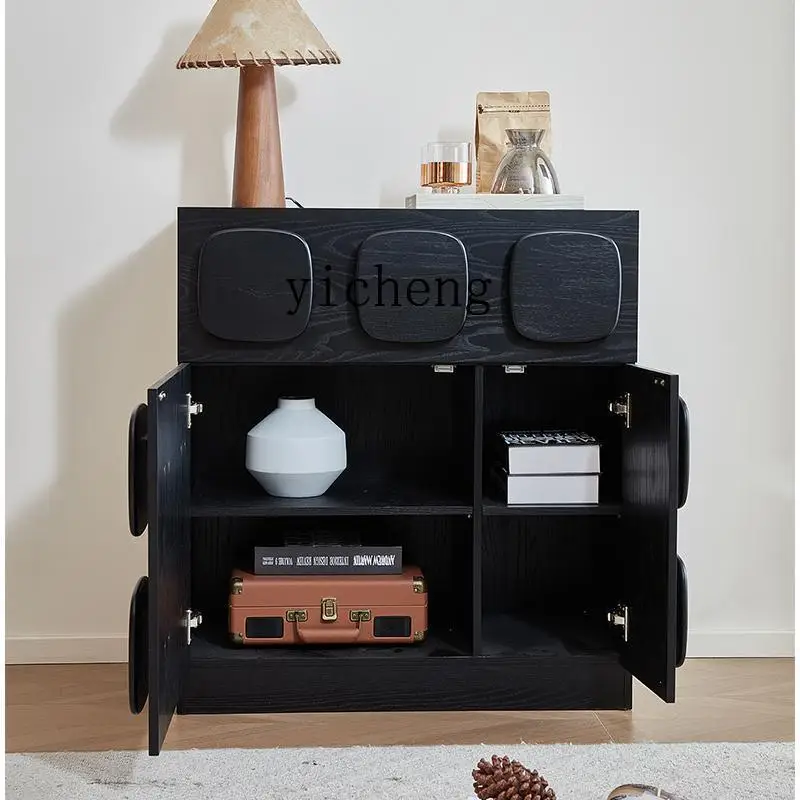 GZ medieval chest cabinet chocolate cocoa cabinet Nordic style black storage locker
GZ medieval chest cabinet chocolate cocoa cabinet Nordic style black storage locker