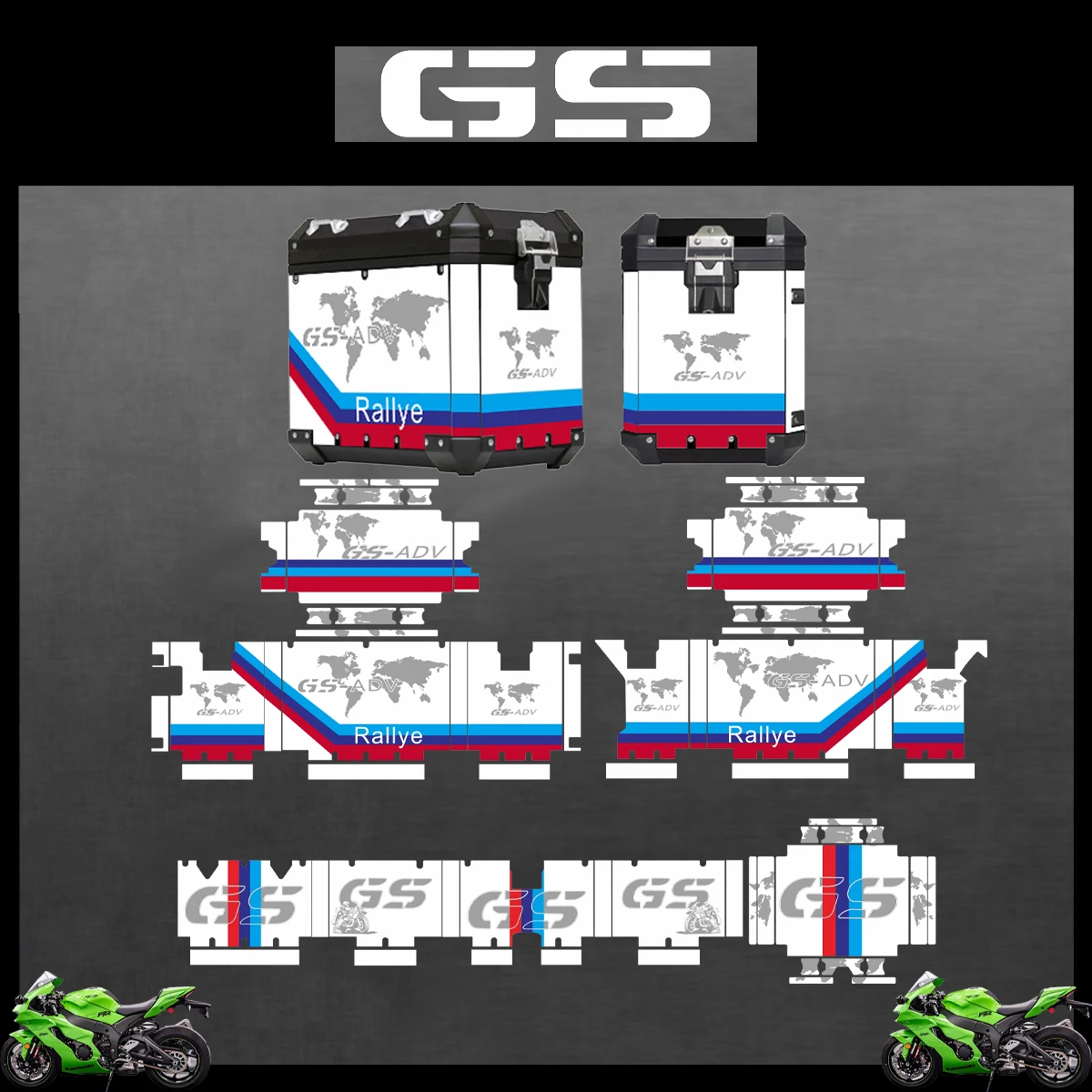 For BMW R1250GS R1200GS F850GS F750GS Adventure Reflective Sticker Protector Set Decorative sticker Aluminum BOX
For BMW R1250GS R1200GS F850GS F750GS Adventure Reflective Sticker Protector Set Decorative sticker Aluminum BOX