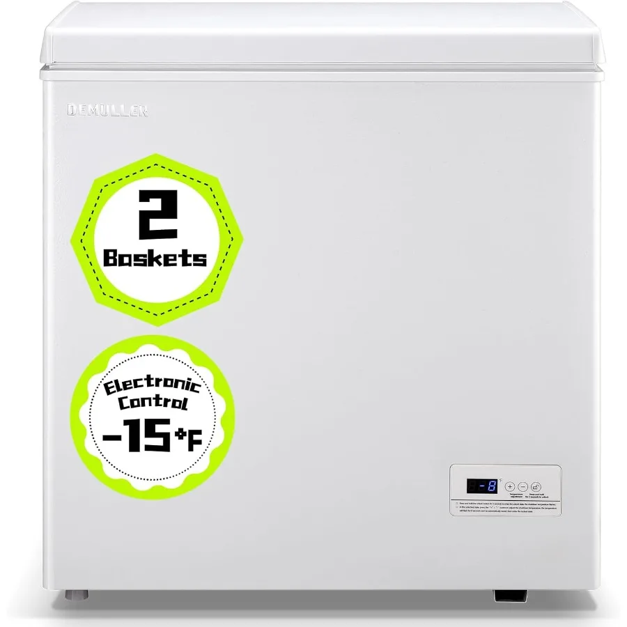 Грудная морозильная камера с 2 подвесными корзинами, электронным управлением до 1 открытой двери сверху, морозильной камерой, энергосберегающей, тихой работы, Perf
Грудная морозильная камера с 2 подвесными корзинами, электронным управлением до 1 открытой двери сверху, морозильной камерой, энергосберегающей, тихой работы, Perf