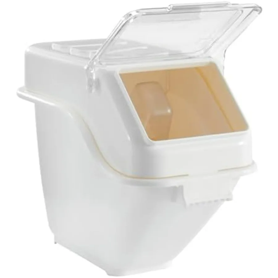 Ingredient Bin - 6.3 Gallon/100 Cup Capacity - Holds Up To 44 lbs. of Sugar or 30 lbs. of Flour - NSF (29A-005)
Ingredient Bin - 6.3 Gallon/100 Cup Capacity - Holds Up To 44 lbs. of Sugar or 30 lbs. of Flour - NSF (29A-005)
