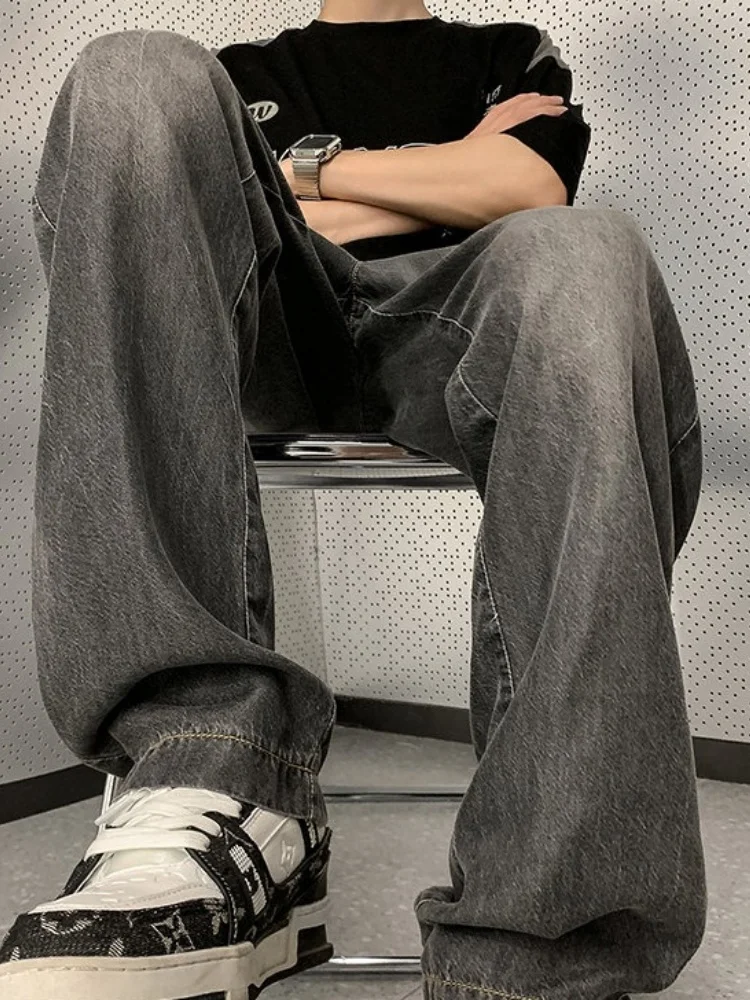 Мужские джинсы из ледяного шелка: тонкие, летние, модные, с охлаждающим эффектом, свободные, длинные брюки, большие размеры, широкие штанины, летние джинсы, повседневные прямые джинсы
Мужские джинсы из ледяного шелка: тонкие, летние, модные, с охлаждающим эффектом, свободные, длинные брюки, большие размеры, широкие штанины, летние джинсы, повседневные прямые джинсы