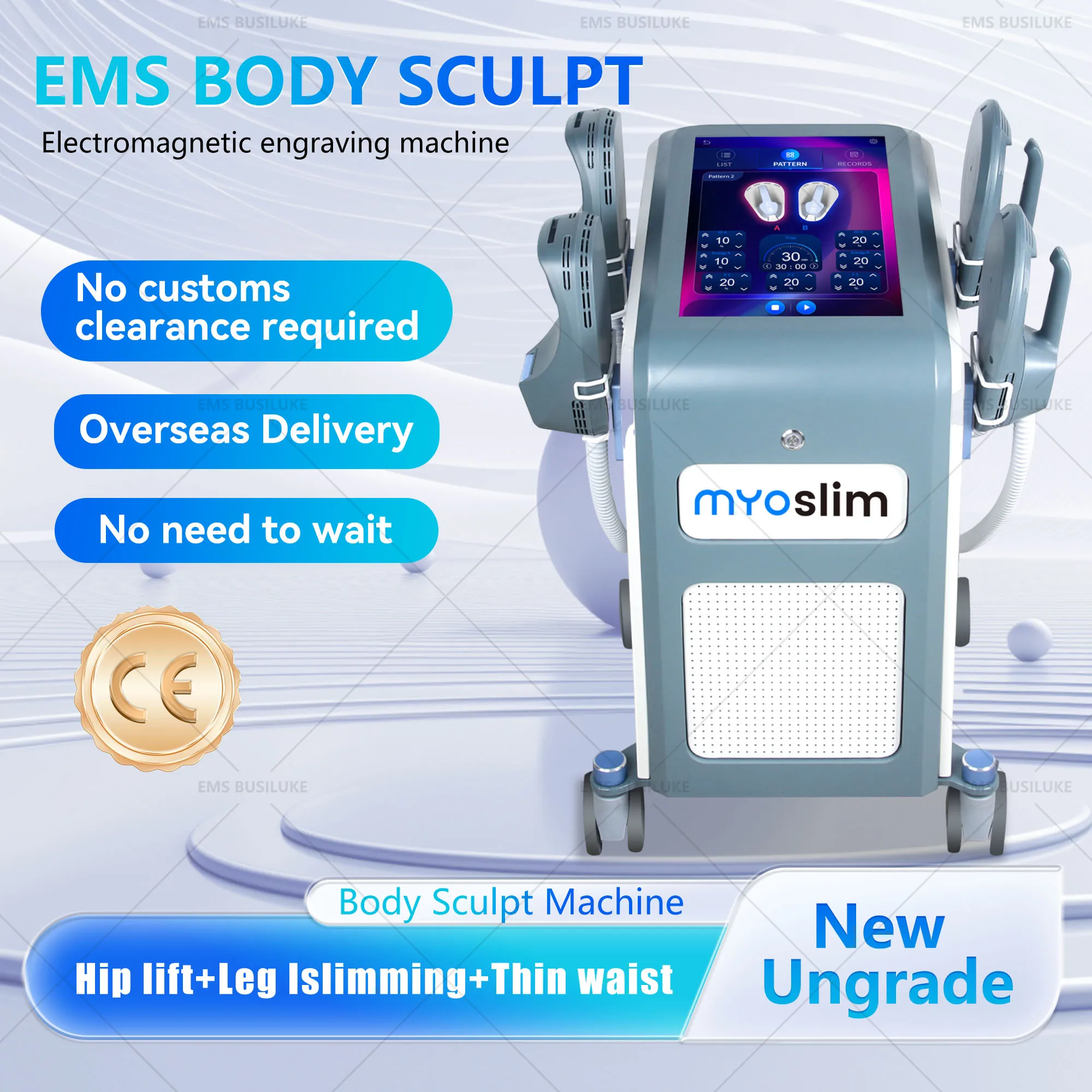 MYOslim Magnetic EMS Body Shaping Weight Slimming Beautiful Fitness Chest Abdominal Slimming MuscleVestLine Waist ShaPing
MYOslim Magnetic EMS Body Shaping Weight Slimming Beautiful Fitness Chest Abdominal Slimming MuscleVestLine Waist ShaPing
