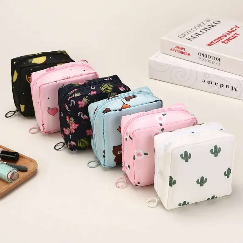 Women Sanitary Napkin Tampon Storage Bag Portable Waterproof Organizer Pouch Cartoon Pattern Sanitary Napkin Bag
Women Sanitary Napkin Tampon Storage Bag Portable Waterproof Organizer Pouch Cartoon Pattern Sanitary Napkin Bag