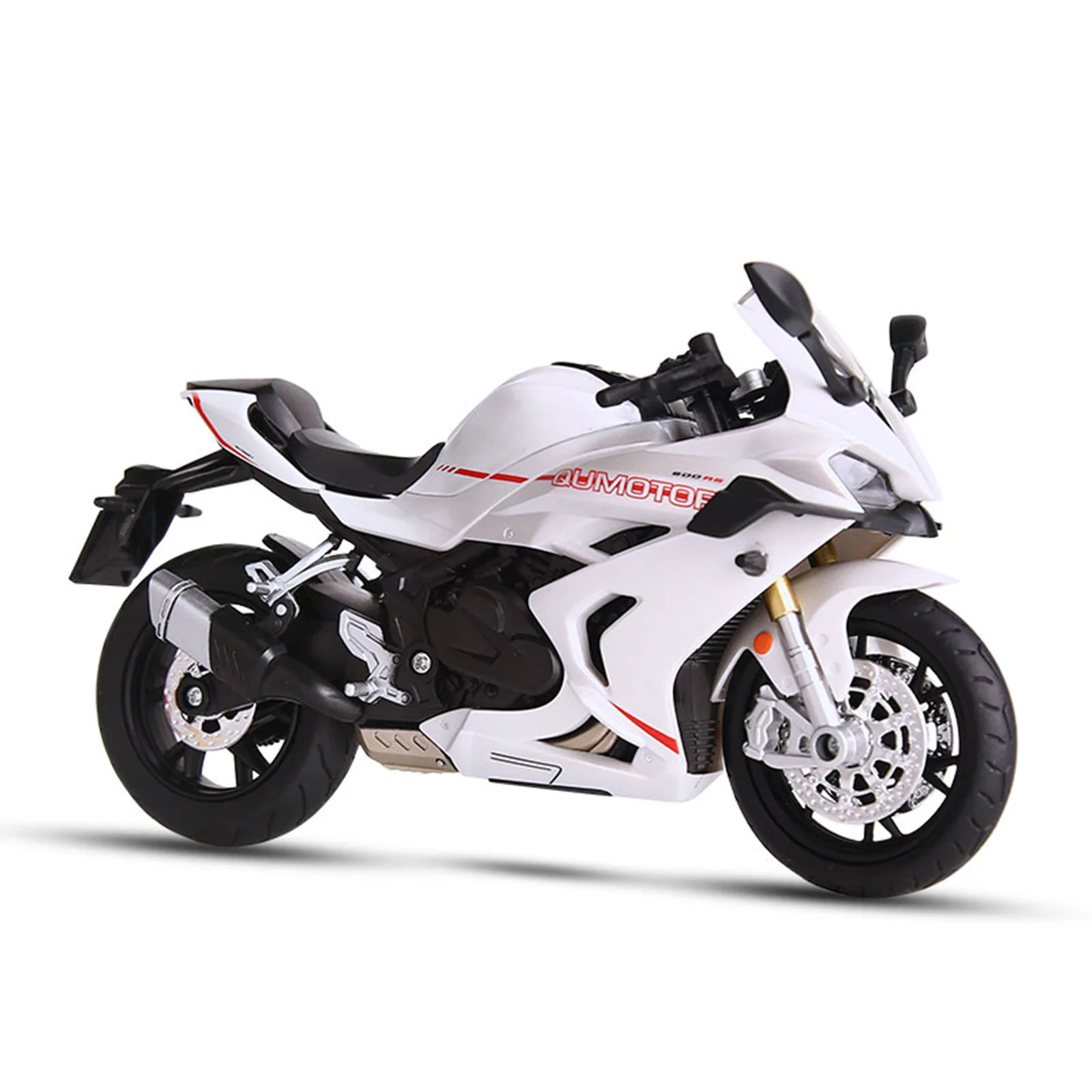 1: 12 Simulation QJ 600RS Alloy Motorcycle Model Light Steering Shock Absorber Boy Motorcycle Toy
1: 12 Simulation QJ 600RS Alloy Motorcycle Model Light Steering Shock Absorber Boy Motorcycle Toy