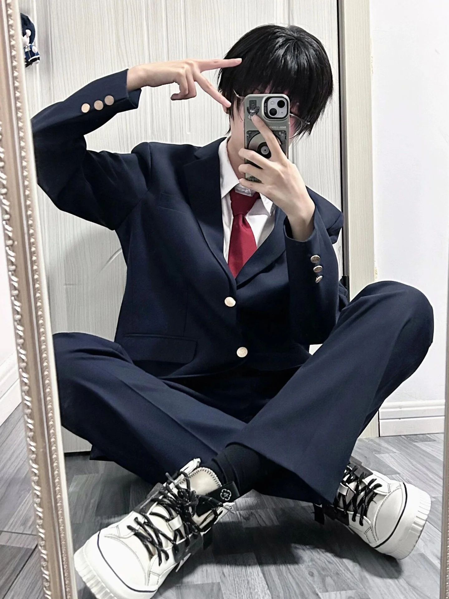 Blue Uniform Suit Set for Teens Boys Girls Standard Fit Non Ironing School Style Glowing Youth Active All Seasons Polyester V...
Blue Uniform Suit Set for Teens Boys Girls Standard Fit Non Ironing School Style Glowing Youth Active All Seasons Polyester V...