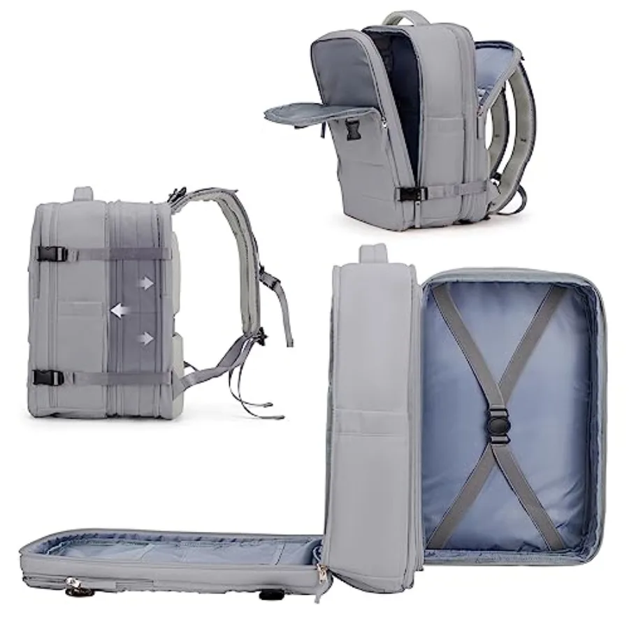 Large Travel Backpack For Women Men Carry On Backpack Hiking Backpack Waterproof Outdoor Sports Rucksack Casual Daypack Expanda
Large Travel Backpack For Women Men Carry On Backpack Hiking Backpack Waterproof Outdoor Sports Rucksack Casual Daypack Expanda