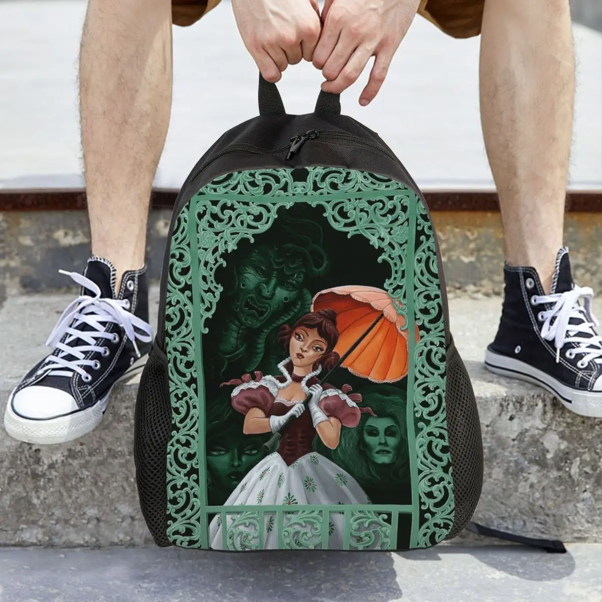 Gothic Vampire Halloween Haunted Mansion Backpack Daypack Large Capacity Boys Girls BookBag School Bag Shoulder Bags Men Women
Gothic Vampire Halloween Haunted Mansion Backpack Daypack Large Capacity Boys Girls BookBag School Bag Shoulder Bags Men Women