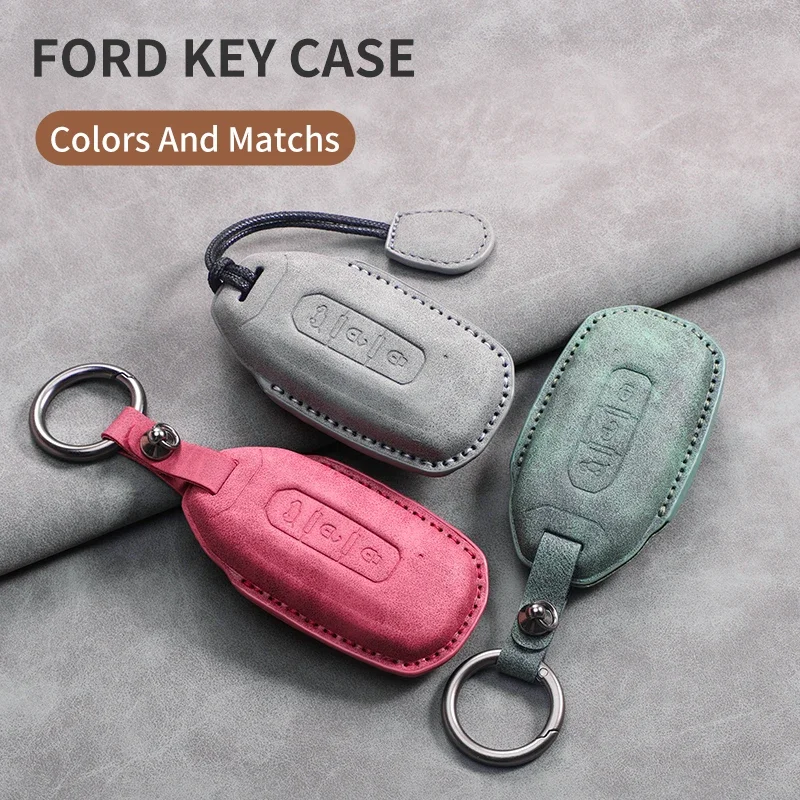 Leather For Ford Car Fob Key Cover Shell Holder Transit Custom Territory EcoBoost 2017-2021 Protector Case Keychain Accessories
Leather For Ford Car Fob Key Cover Shell Holder Transit Custom Territory EcoBoost 2017-2021 Protector Case Keychain Accessories