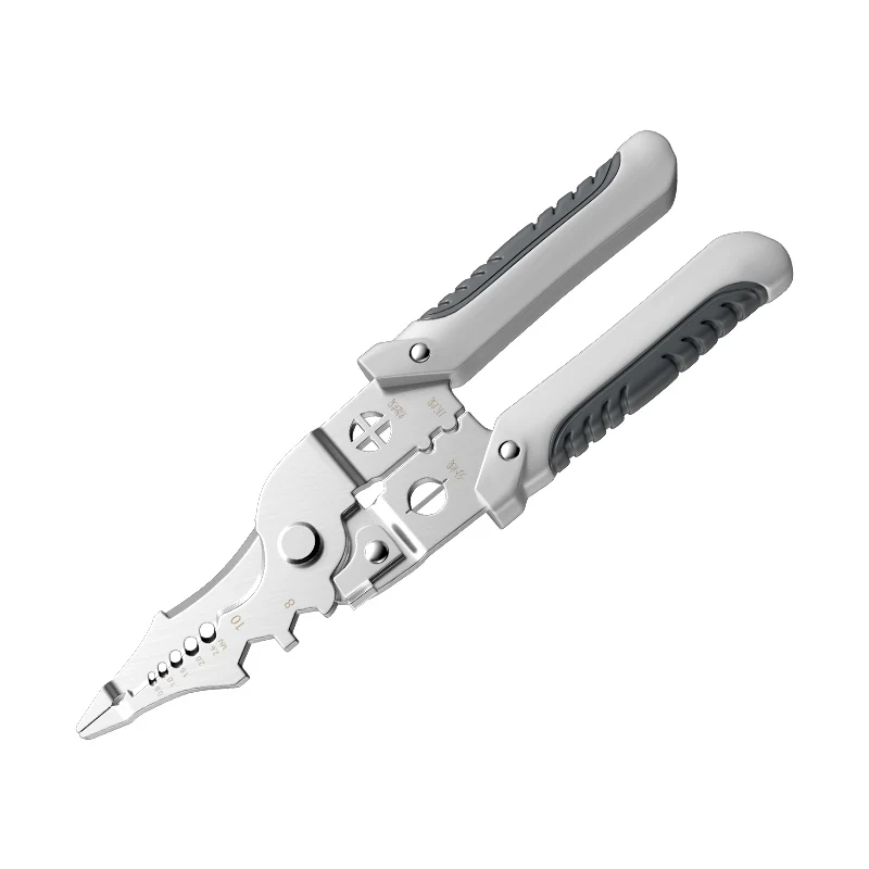 21-In-1 multifunctional wire stripping pliers, special stainless steel for electricians, industrial grade wire stripping
21-In-1 multifunctional wire stripping pliers, special stainless steel for electricians, industrial grade wire stripping