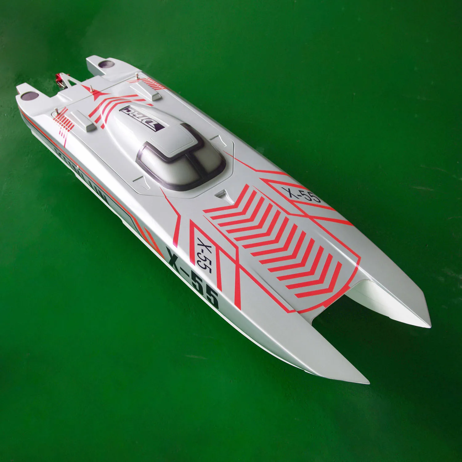 DTRC X55 RC Высокоскоростные радиоуправляемые гоночные лодки с ЧПУ, оборудование 110 км/ч, радиоуправляемая лодка, водонепроницаемый корабль, бесщеточный мотор, игрушки, модель TH22972
DTRC X55 RC Высокоскоростные радиоуправляемые гоночные лодки с ЧПУ, оборудование 110 км/ч, радиоуправляемая лодка, водонепроницаемый корабль, бесщеточный мотор, игрушки, модель TH22972