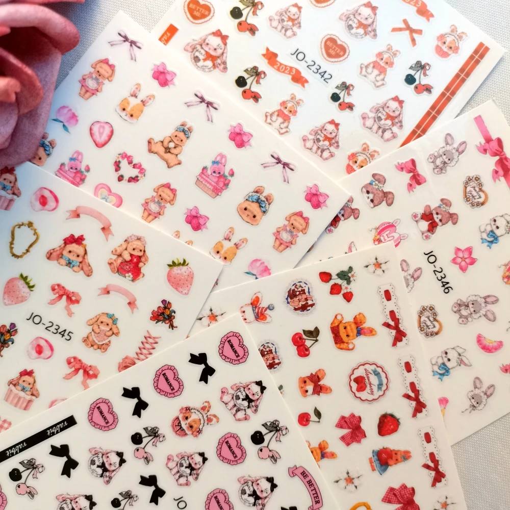 1 sheet Lolita Rabbit Disney New Cute Rabbit Nail Art Stickers Nail Decals for Manicure fashion Design DIY Happy Accessories
1 sheet Lolita Rabbit Disney New Cute Rabbit Nail Art Stickers Nail Decals for Manicure fashion Design DIY Happy Accessories