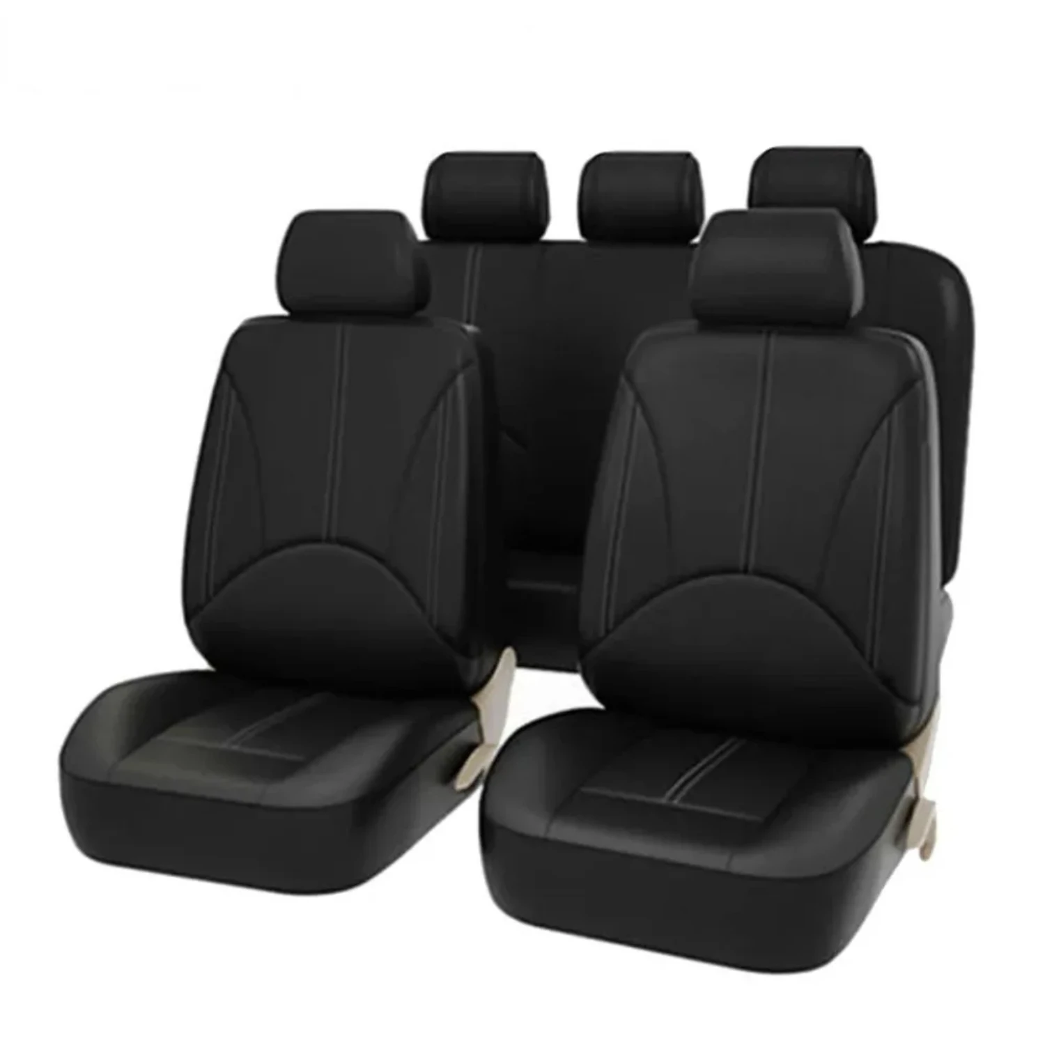 Car Seat Cover Set Breathable PU Leather Vehicle Seat Cushion Full Surround Cover for Car Full Protection Pad Fit 5-Seat Auto
Car Seat Cover Set Breathable PU Leather Vehicle Seat Cushion Full Surround Cover for Car Full Protection Pad Fit 5-Seat Auto