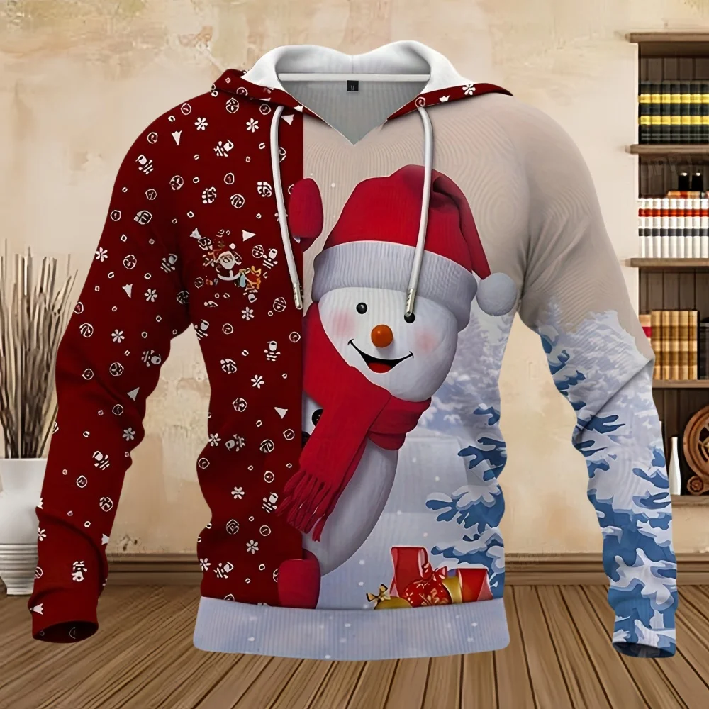 Men Hoodies Christmas Spring Fall Funny Santa Claus Print Pullover Sweatshirts Fashion Street Kangaroo Pocket New Sweatshirt Top
Men Hoodies Christmas Spring Fall Funny Santa Claus Print Pullover Sweatshirts Fashion Street Kangaroo Pocket New Sweatshirt Top