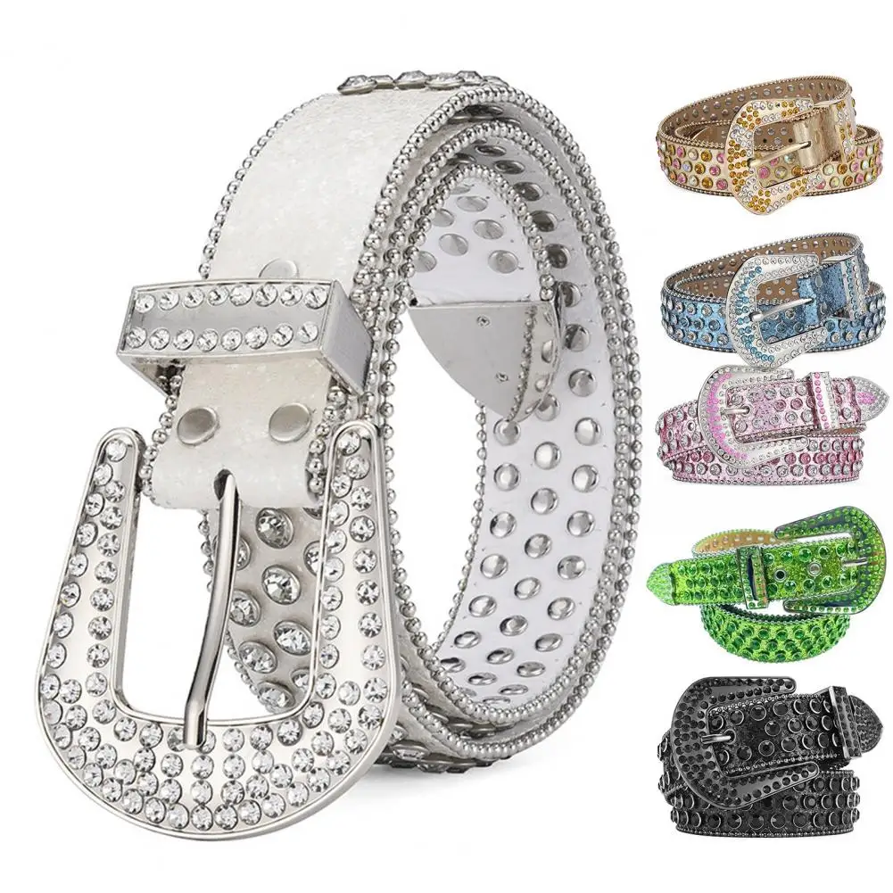 1Pc Adjustable Jeans Wide Belt Rock Style Casual Pants Belt Shining Rhinestone Unisex Jeans Belt with Adjustable Punk for People
1Pc Adjustable Jeans Wide Belt Rock Style Casual Pants Belt Shining Rhinestone Unisex Jeans Belt with Adjustable Punk for People