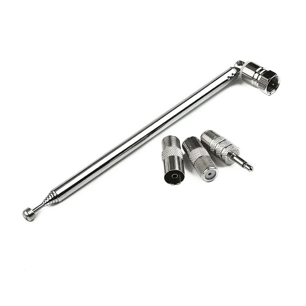 4 PCS Telescopic DAB FM Radio Aerial W 3 Adapters HiFi AV Receiver Mini Systems 75Ω Outputs Impedances 3.5 Gain Trucks Parts
4 PCS Telescopic DAB FM Radio Aerial W 3 Adapters HiFi AV Receiver Mini Systems 75Ω Outputs Impedances 3.5 Gain Trucks Parts