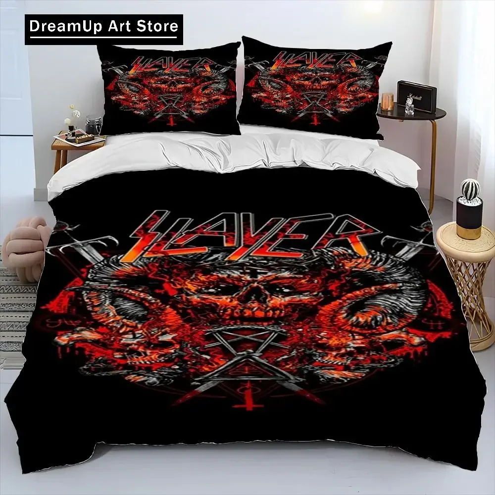 Комплект постельного белья Slayer с 3D принтом Heavy Metal Band для мальчиков и девочек Twin Queen King Size, пододеяльник, наволочка, кровать для мальчиков и взрослых, спальня
Комплект постельного белья Slayer с 3D принтом Heavy Metal Band для мальчиков и девочек Twin Queen King Size, пододеяльник, наволочка, кровать для мальчиков и взрослых, спальня