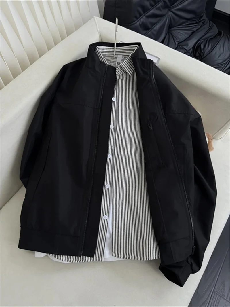 American Retro Cleanfit Men's Casual Jaet Loose Fit Autumn Trendy Brand Versatile Casual Windbreaker Coat ular
American Retro Cleanfit Men's Casual Jaet Loose Fit Autumn Trendy Brand Versatile Casual Windbreaker Coat ular