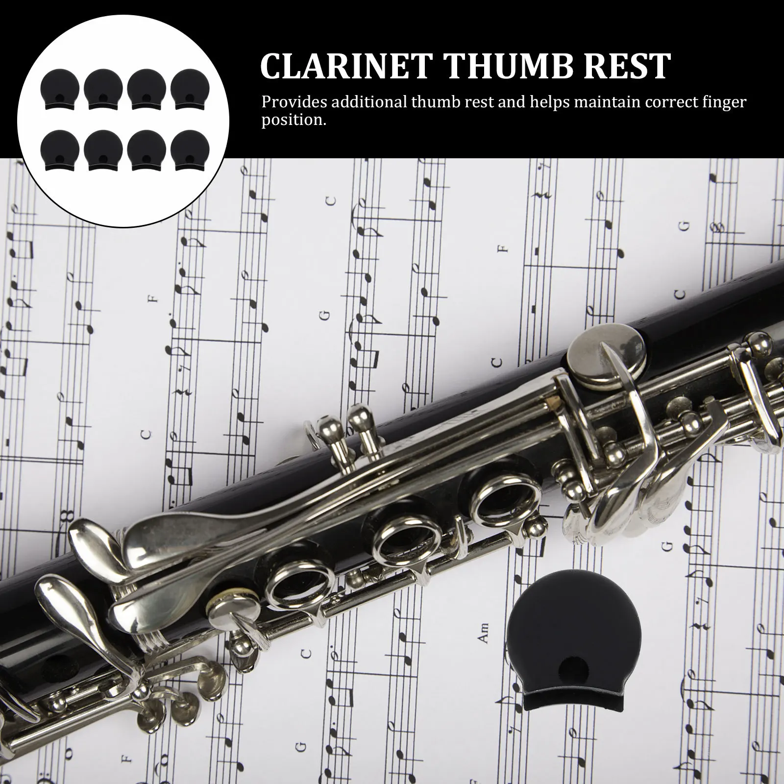 10 Pcs Thumb Finger Rest Clarinet Pad Replacement Cushion Cushions for Soprano Guard
10 Pcs Thumb Finger Rest Clarinet Pad Replacement Cushion Cushions for Soprano Guard