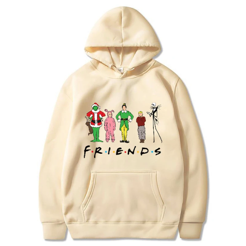 Christmas Hoodies Men Fashion Letter Graphic Printed Sweatshirts Women Casual Harajuku Streetwear Friends Hooded Pullover Coats
Christmas Hoodies Men Fashion Letter Graphic Printed Sweatshirts Women Casual Harajuku Streetwear Friends Hooded Pullover Coats
