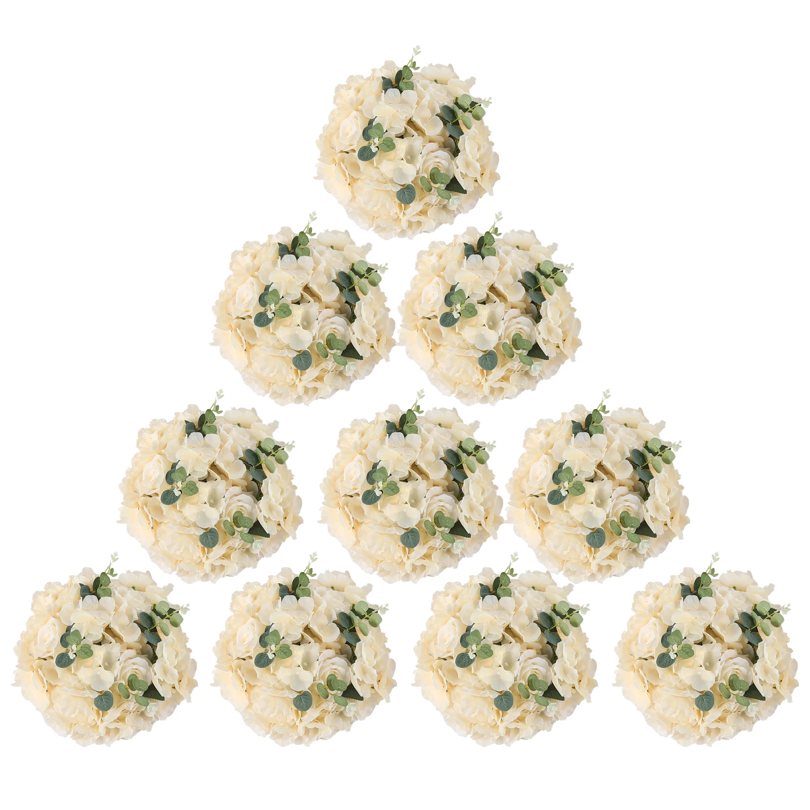 NEW 10PCS Champagne Flower Balls for Centerpieces,Fake Flowers Arrangements Bouquet, Kissing Balls, Silk Hydrangea Flower
NEW 10PCS Champagne Flower Balls for Centerpieces,Fake Flowers Arrangements Bouquet, Kissing Balls, Silk Hydrangea Flower