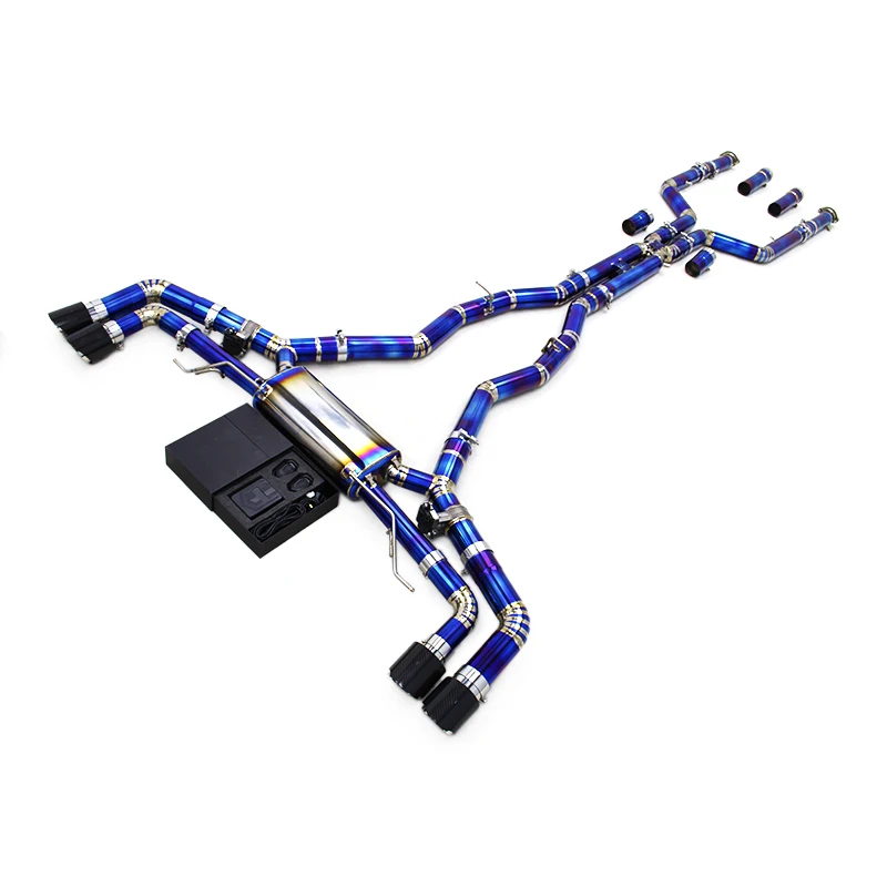 OEM Catback Exhaust Pipes For BMW X5M/X6M 4.4TT 2015-2023 Titanium Muffler Valvetronic Carbon Fiber Tips
OEM Catback Exhaust Pipes For BMW X5M/X6M 4.4TT 2015-2023 Titanium Muffler Valvetronic Carbon Fiber Tips