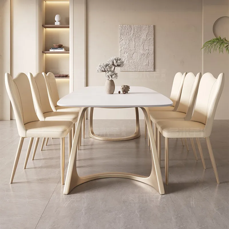 Organiser Rectangle Dining Table Legs Metal Elegant Design Dining Tables Apartment Ornament Mesa De Comedor Home Furniture
Organiser Rectangle Dining Table Legs Metal Elegant Design Dining Tables Apartment Ornament Mesa De Comedor Home Furniture