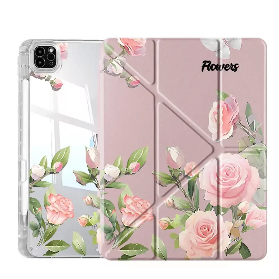 Holder Cover Tablet Case For iPad Air 4 5 M3 M2 M4 11inch Mini 6 7 Pro 2025 11th 10th 9th 8th 7th 12.9inch Y-Fold Pink Roses
Holder Cover Tablet Case For iPad Air 4 5 M3 M2 M4 11inch Mini 6 7 Pro 2025 11th 10th 9th 8th 7th 12.9inch Y-Fold Pink Roses