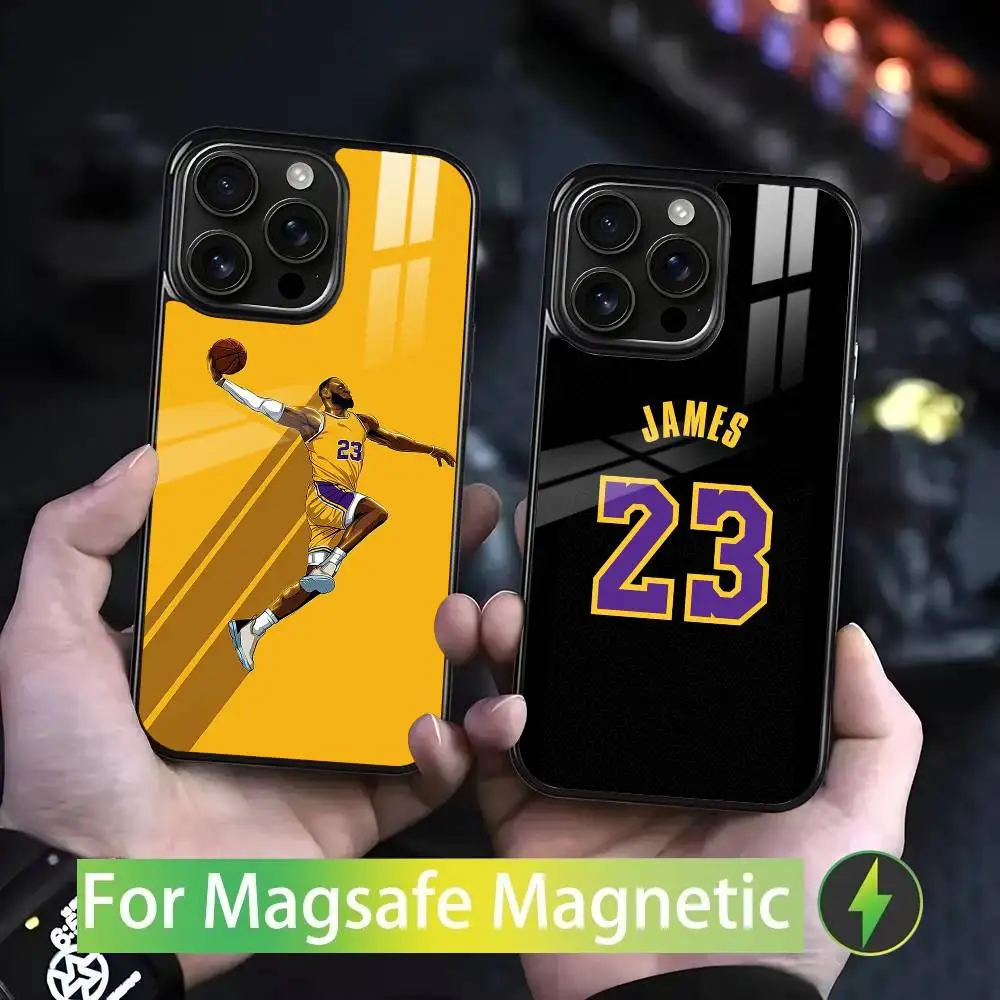 Famous L-LeBron James Phone Case For IPhone 17 16 15 14 13 12 11 Pro Max Plus Mini Magsafe Mirror Wireless Magnetic Cover
Famous L-LeBron James Phone Case For IPhone 17 16 15 14 13 12 11 Pro Max Plus Mini Magsafe Mirror Wireless Magnetic Cover