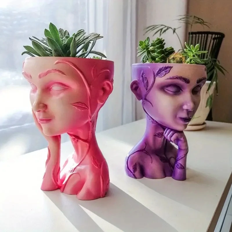 Elegant 3D1Pc Printed Humanoid Planter: Indoor/Outdoor UseLightweight, Casual Style, Plastic Material
Elegant 3D1Pc Printed Humanoid Planter: Indoor/Outdoor UseLightweight, Casual Style, Plastic Material