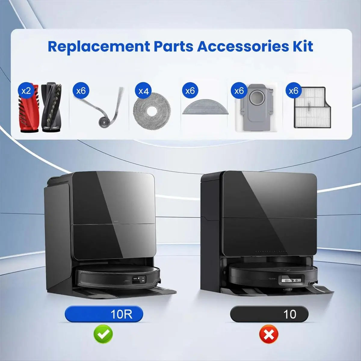 A56K для Saros 10/S9 MaxV Ultra, аксессуары для подметальных роботов, основная боковая щетка, ткань для чистки HEPA-фильтр
A56K для Saros 10/S9 MaxV Ultra, аксессуары для подметальных роботов, основная боковая щетка, ткань для чистки HEPA-фильтр