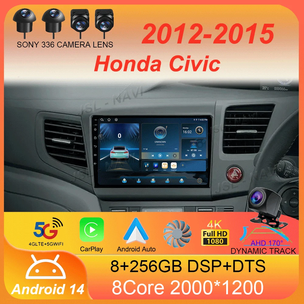 Автомобильный радиоприемник Android 14 Carplay Auto для Honda Civic 2012 2013 2014 2015 RHD Мультимедийный видеоплеер Стерео GPS Головное устройство WIFI + 4G B
Автомобильный радиоприемник Android 14 Carplay Auto для Honda Civic 2012 2013 2014 2015 RHD Мультимедийный видеоплеер Стерео GPS Головное устройство WIFI + 4G B