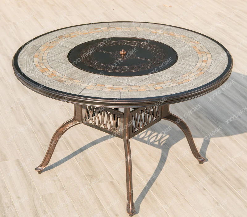 Table Garden Courtyard Barbecue Outdoor Leisure Single Outdoor Camping Cast Aluminum Barbecue Table
Table Garden Courtyard Barbecue Outdoor Leisure Single Outdoor Camping Cast Aluminum Barbecue Table