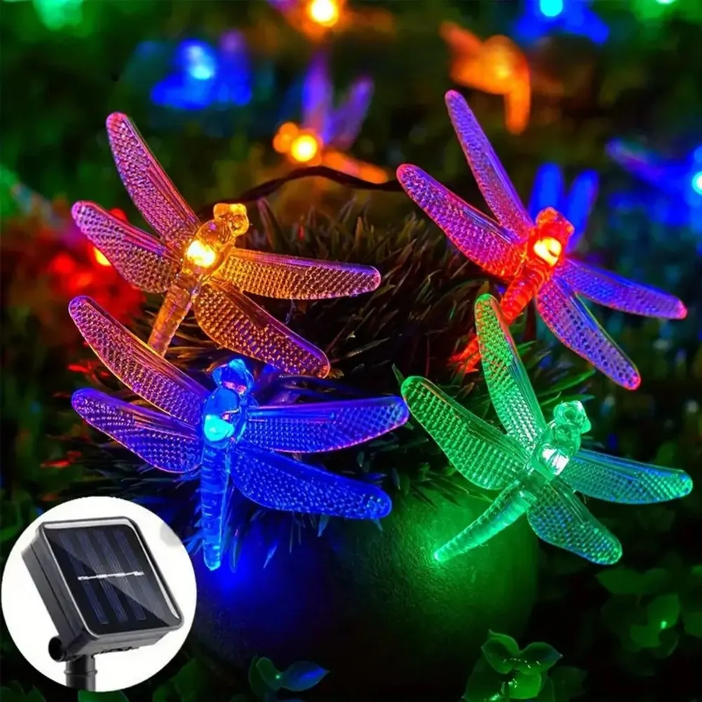 12M 100LEDS Solar Dragonfly String Lights 8 Modes Waterproof Multi Color LED Fairy Light Outdoor Garden Yard Patio Wedding Party
12M 100LEDS Solar Dragonfly String Lights 8 Modes Waterproof Multi Color LED Fairy Light Outdoor Garden Yard Patio Wedding Party