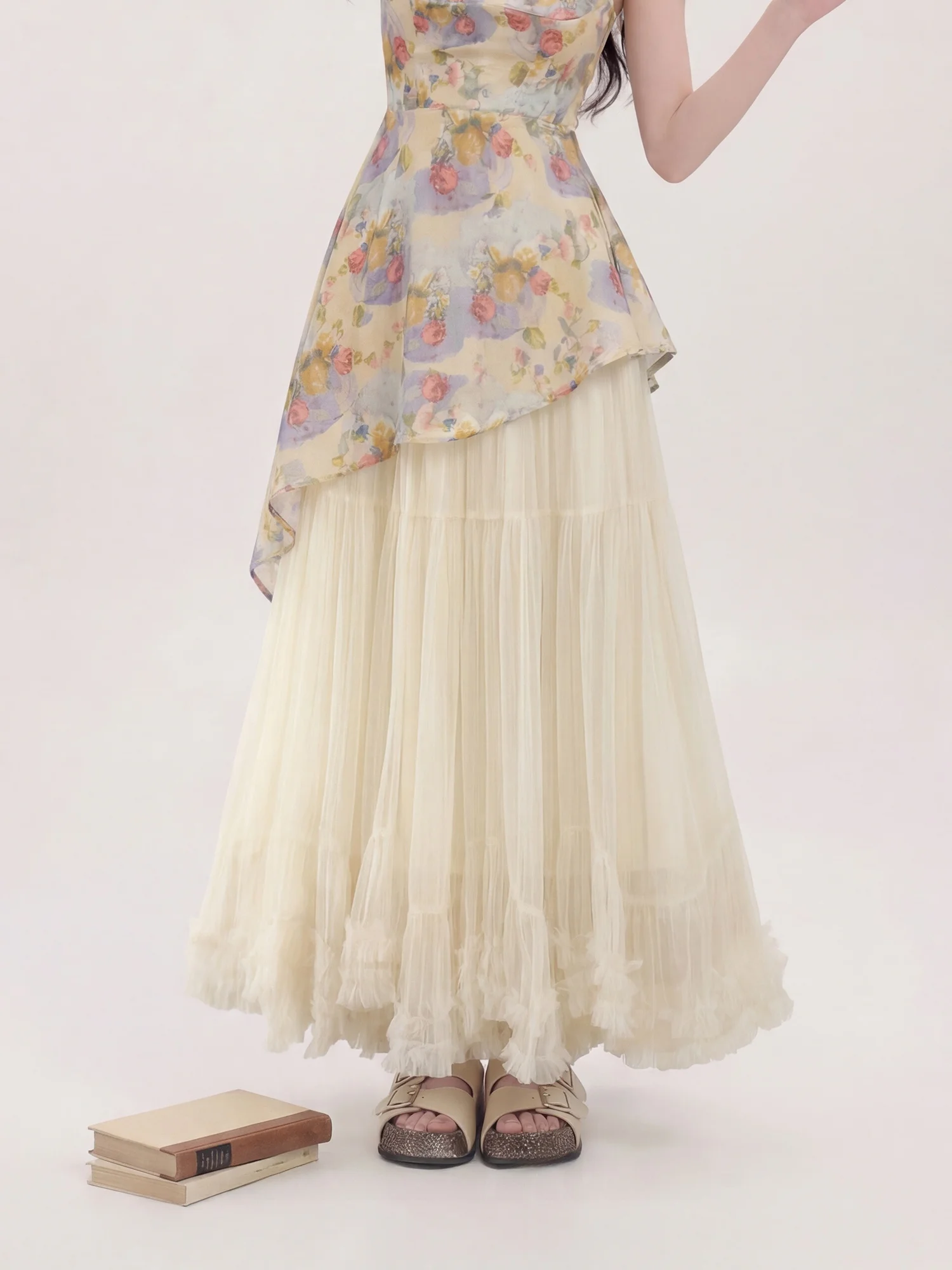 Романтичная женская юбка с высокой талией, А-силуэт, длинная, в стиле фей, многоярусная, для повседневной носки, отдыха и пляжа
Романтичная женская юбка с высокой талией, А-силуэт, длинная, в стиле фей, многоярусная, для повседневной носки, отдыха и пляжа