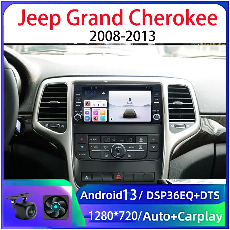 7'' 6+128GB For Jeep Grand Cherokee 2008 - 2013 Apple Carplay Android Auto Car Stereo Radio FM AM Head Unit
7'' 6+128GB For Jeep Grand Cherokee 2008 - 2013 Apple Carplay Android Auto Car Stereo Radio FM AM Head Unit