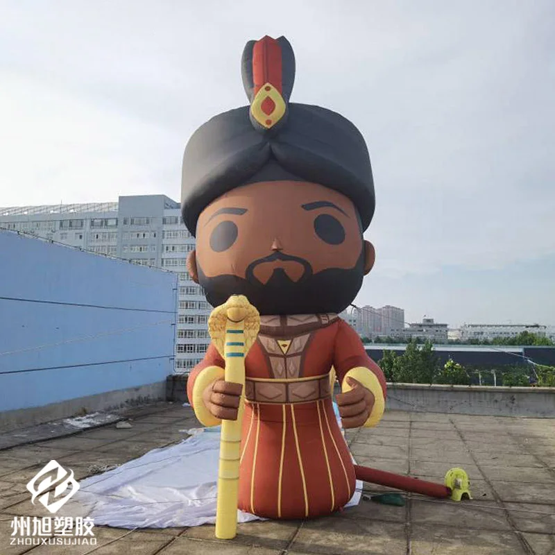 Inflatable king doll, holding a snake cane, equipped with a blower, outdoor shopping mall square activity decoration prop
Inflatable king doll, holding a snake cane, equipped with a blower, outdoor shopping mall square activity decoration prop
