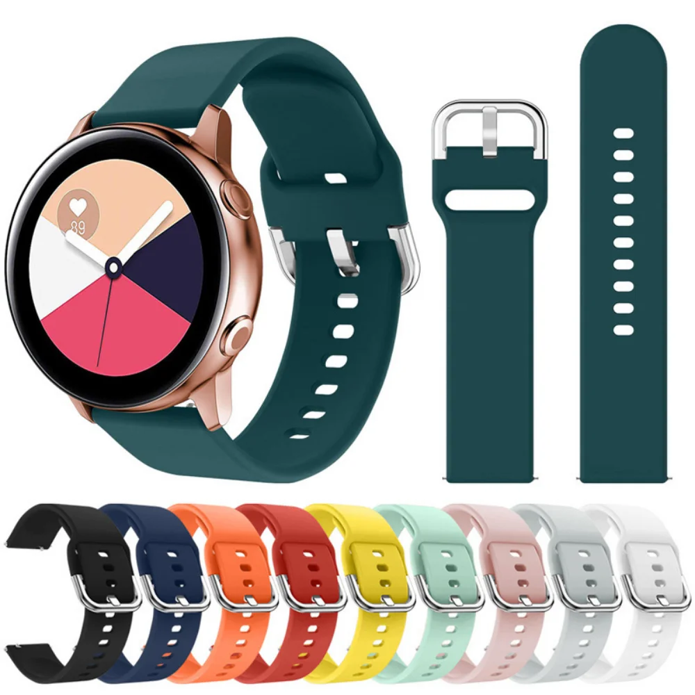 20mm 22mm Silicone Band For Samsung Galaxy Watch 3/4/Classic/5/Pro/Active 2/Gear S3 Wrist Strap for Huawei Watch 3/GT 2 Bracelet
20mm 22mm Silicone Band For Samsung Galaxy Watch 3/4/Classic/5/Pro/Active 2/Gear S3 Wrist Strap for Huawei Watch 3/GT 2 Bracelet
