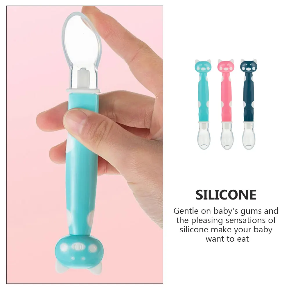 3pcs Silicone Feeding Tableware Premium Training Scoops for Infant Toddler Gentle Gum Relief Teething Spoons Baby Supplies
3pcs Silicone Feeding Tableware Premium Training Scoops for Infant Toddler Gentle Gum Relief Teething Spoons Baby Supplies