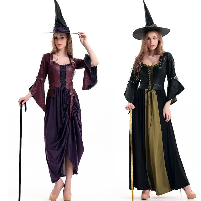 High Quality Long Witch Costume for Adults Halloween Cosplay Role-playing Club Theme Party Gift Women's Traditional Chinese S...
High Quality Long Witch Costume for Adults Halloween Cosplay Role-playing Club Theme Party Gift Women's Traditional Chinese S...