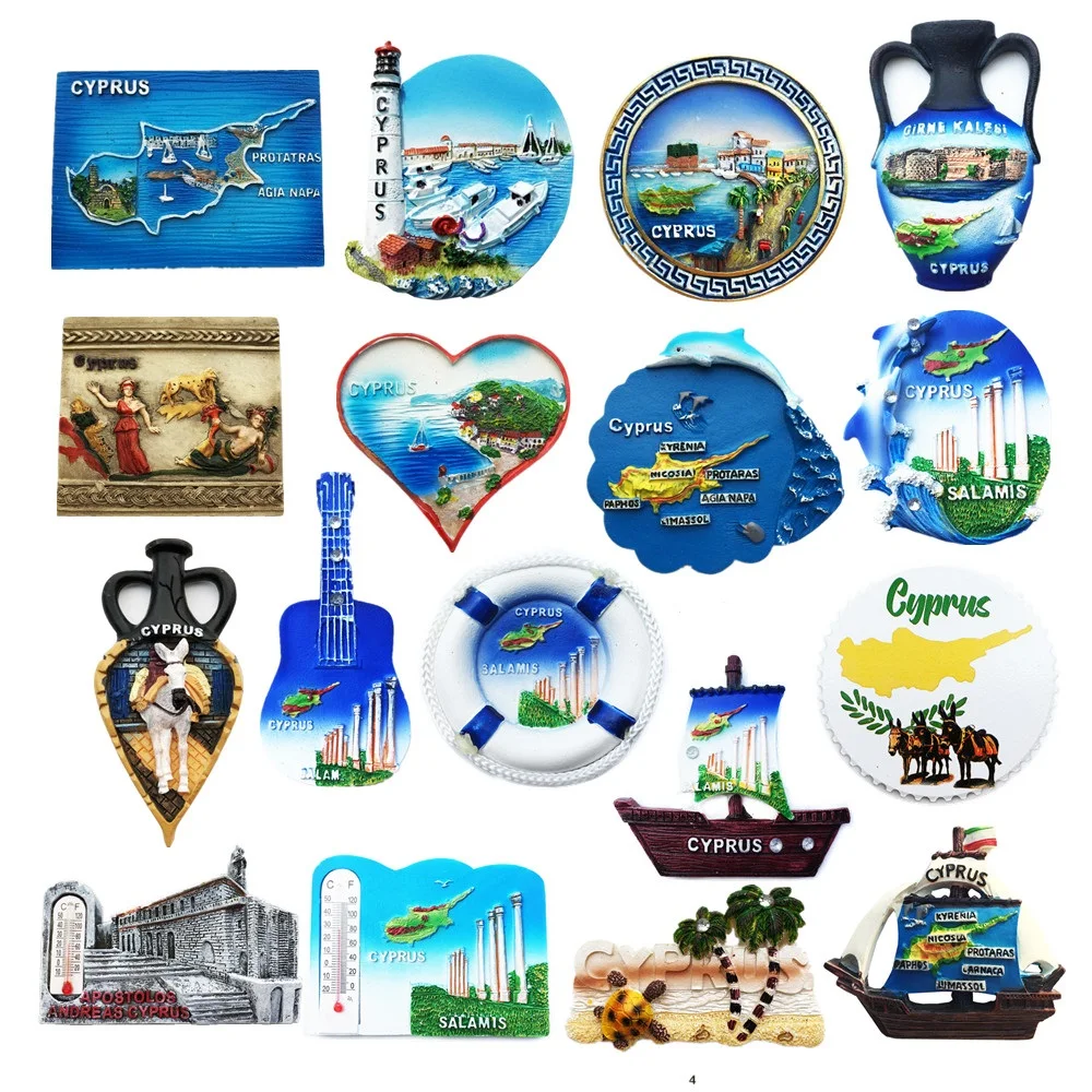 Europe 3D Cyprus Flavour Fridge Magnet Tourist Souvenirs Refrigerator Magnetic Stickers Travel collection Gift
Europe 3D Cyprus Flavour Fridge Magnet Tourist Souvenirs Refrigerator Magnetic Stickers Travel collection Gift