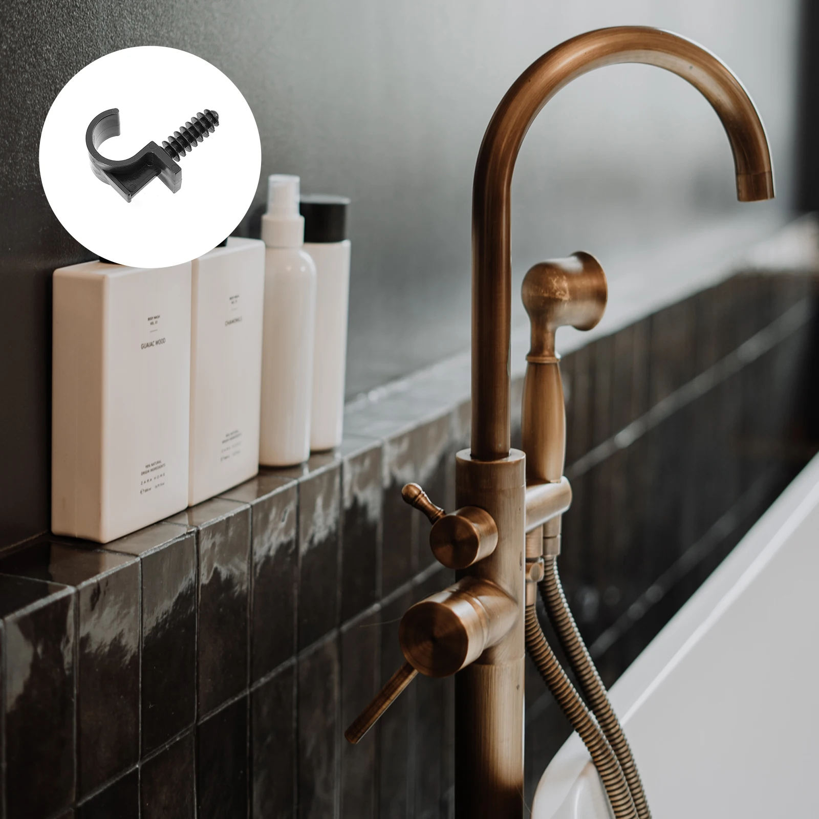 100 Pcs Pipe Clamps Water Clip Holder Garden Hose Unique Clips Mount Black for Tubing
100 Pcs Pipe Clamps Water Clip Holder Garden Hose Unique Clips Mount Black for Tubing