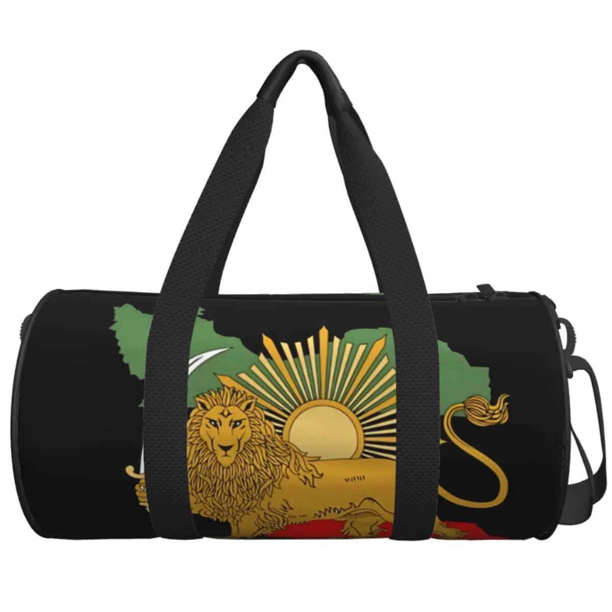 Дорожная сумка с картой и флагом Ирана (Персии), с изображением льва и солнца Шир-О-Хоршид, большая спортивная сумка для мужчин и женщин, сумка для спортзала, багажная сумка, сумка для фитнеса
Дорожная сумка с картой и флагом Ирана (Персии), с изображением льва и солнца Шир-О-Хоршид, большая спортивная сумка для мужчин и женщин, сумка для спортзала, багажная сумка, сумка для фитнеса