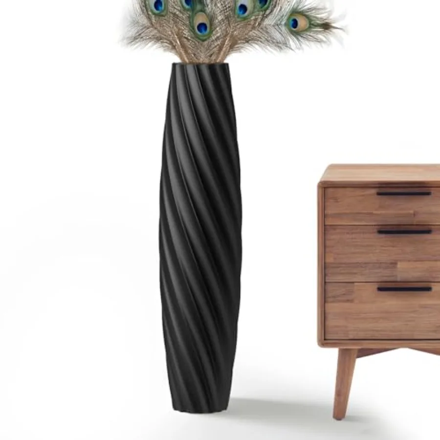 Tall Floor Vase, 23.6 Inch Tall Vases Sturdy, Luxury, Textured for Decorative Branches Dried Flowers, Floor Vase for Rustic, Li
Tall Floor Vase, 23.6 Inch Tall Vases Sturdy, Luxury, Textured for Decorative Branches Dried Flowers, Floor Vase for Rustic, Li