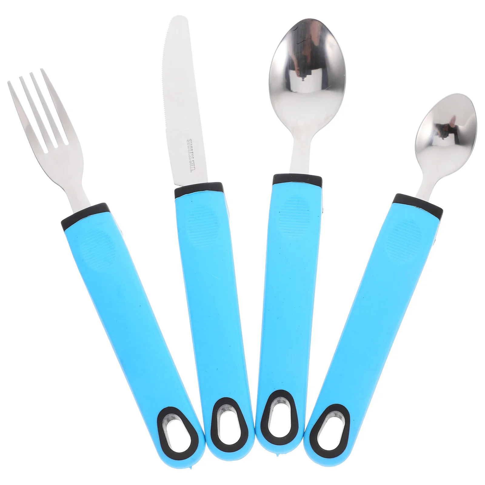 1Set Adaptive Stainless Steel Tableware Tremble Proof Non Slip Handles Elderly Disabled Eating Utensils Portable Adult Tableware
1Set Adaptive Stainless Steel Tableware Tremble Proof Non Slip Handles Elderly Disabled Eating Utensils Portable Adult Tableware