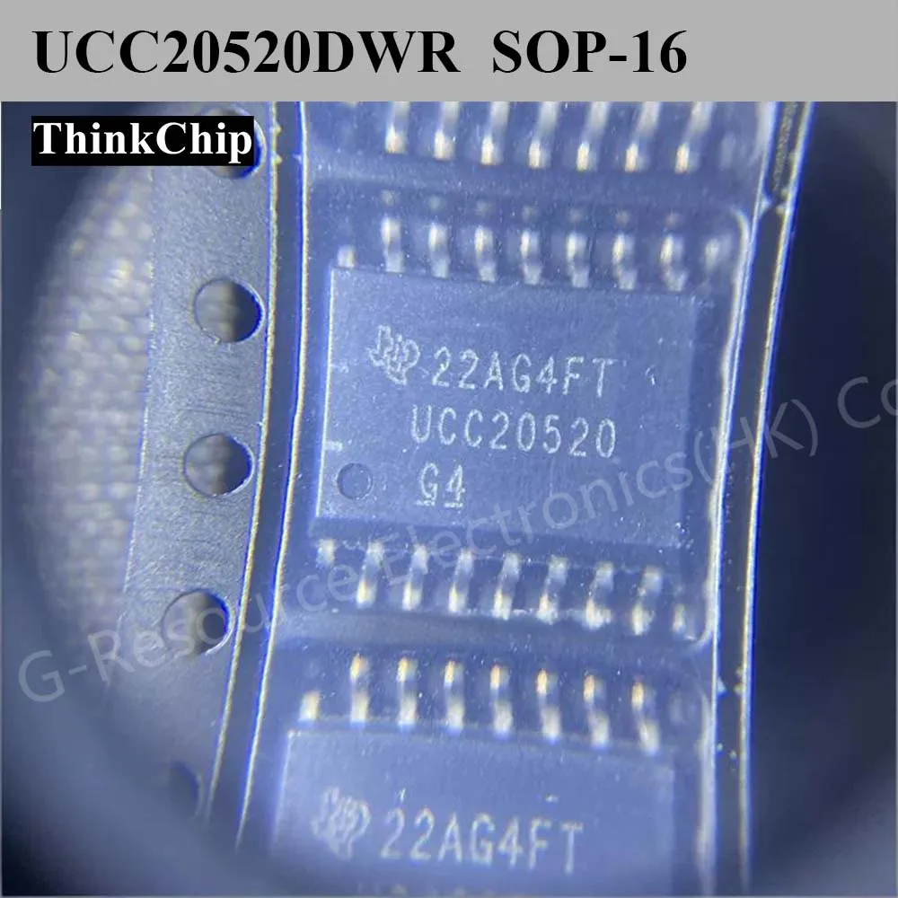 (10pcs)UCC20520DWR SOP-16 Isolated Gate Driver 4A 6A 5700Vrms 100kV/µs
(10pcs)UCC20520DWR SOP-16 Isolated Gate Driver 4A 6A 5700Vrms 100kV/µs
