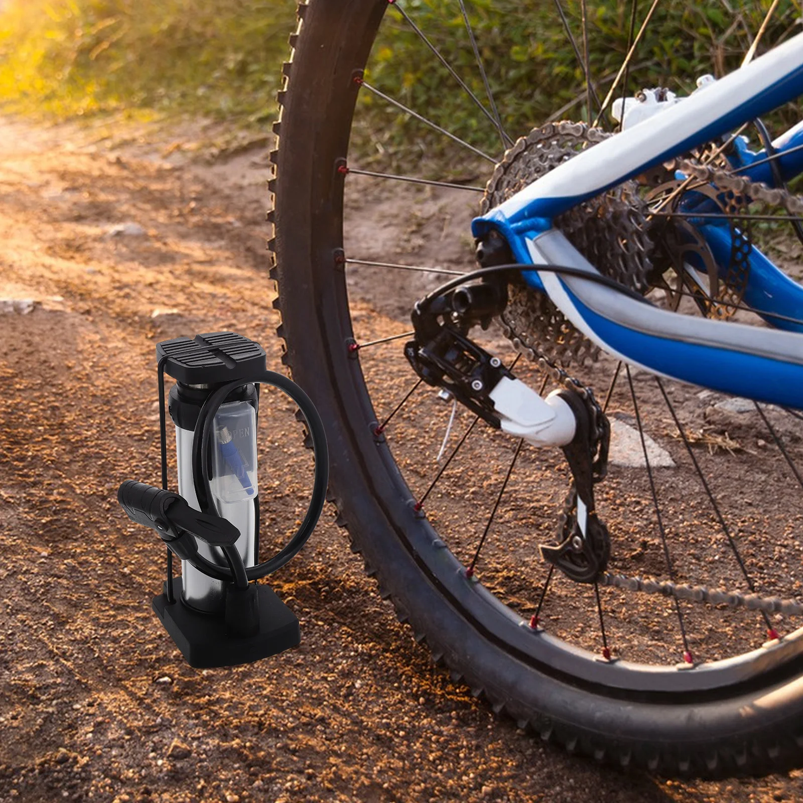 1pc Portable Mini Air Pump for Bike Bicycle Car Tires Home Use Foot Pedal Design Inflate Basketball Multifunctional Inflator
1pc Portable Mini Air Pump for Bike Bicycle Car Tires Home Use Foot Pedal Design Inflate Basketball Multifunctional Inflator