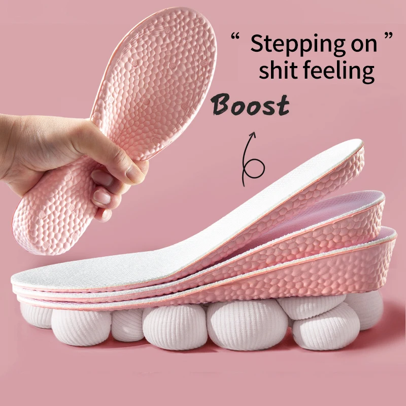 1.5-3.5cm Invisible Height Increase Insoles Pink Memory Foam Shoes Sole Pad Breathable Comfortable for Women Feet Care Insoles
1.5-3.5cm Invisible Height Increase Insoles Pink Memory Foam Shoes Sole Pad Breathable Comfortable for Women Feet Care Insoles